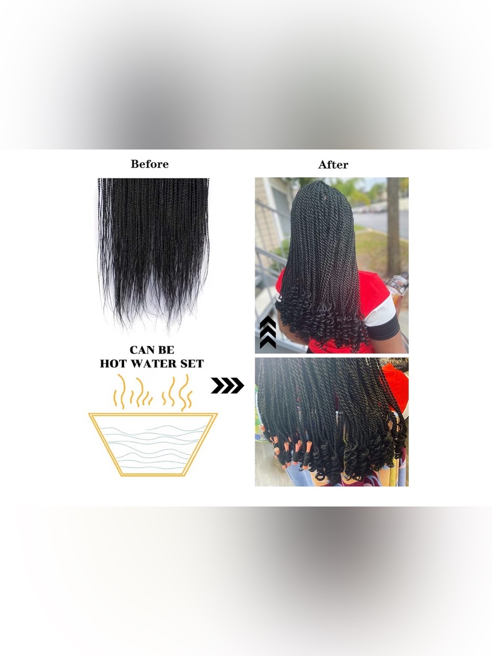 Twist Crochet Hair for Kids 8 Packs 14 Inch Small Crochet Hair 30 Strands